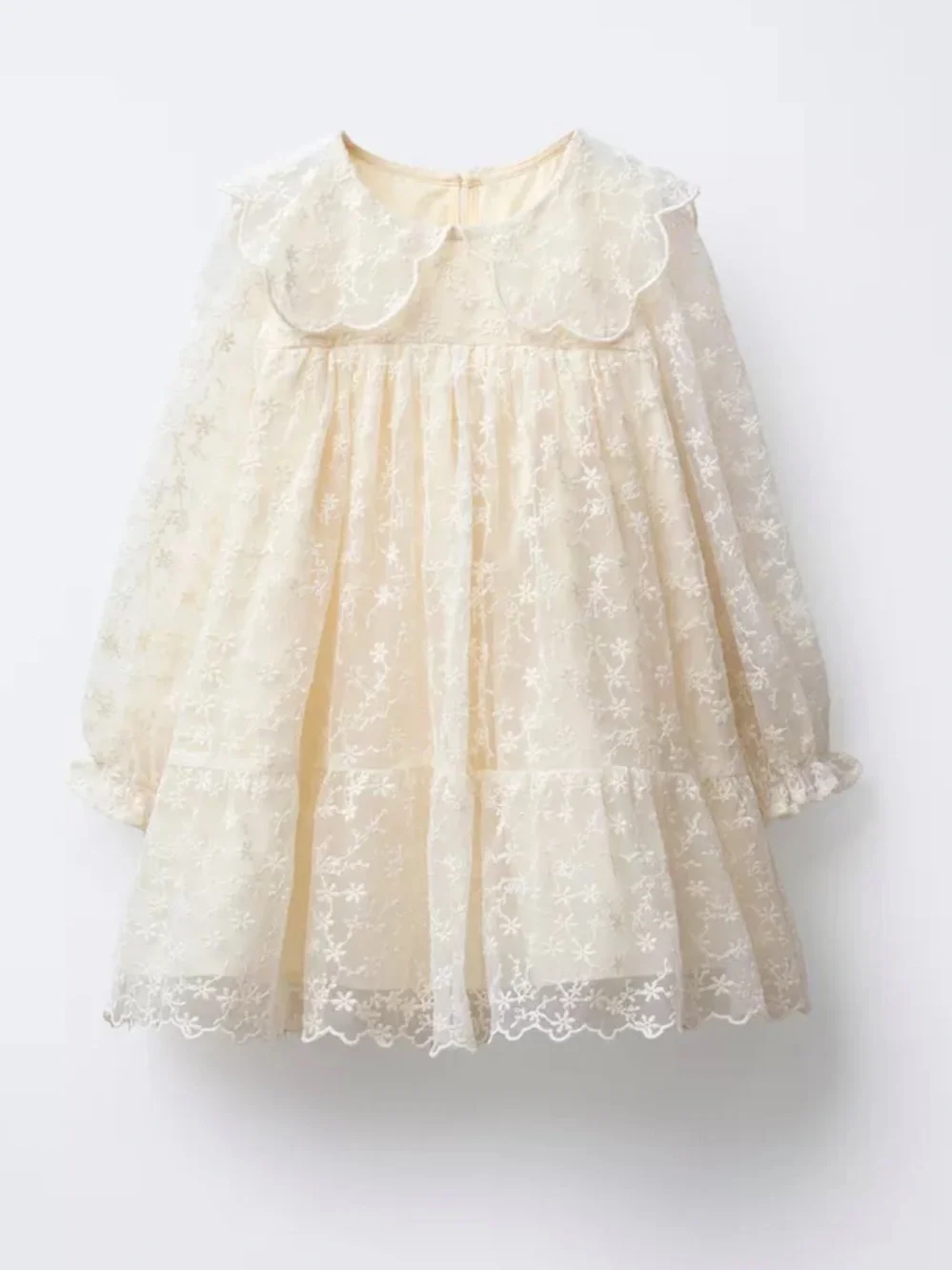 Zara kids NWT embroidered tulle dress 4786/566