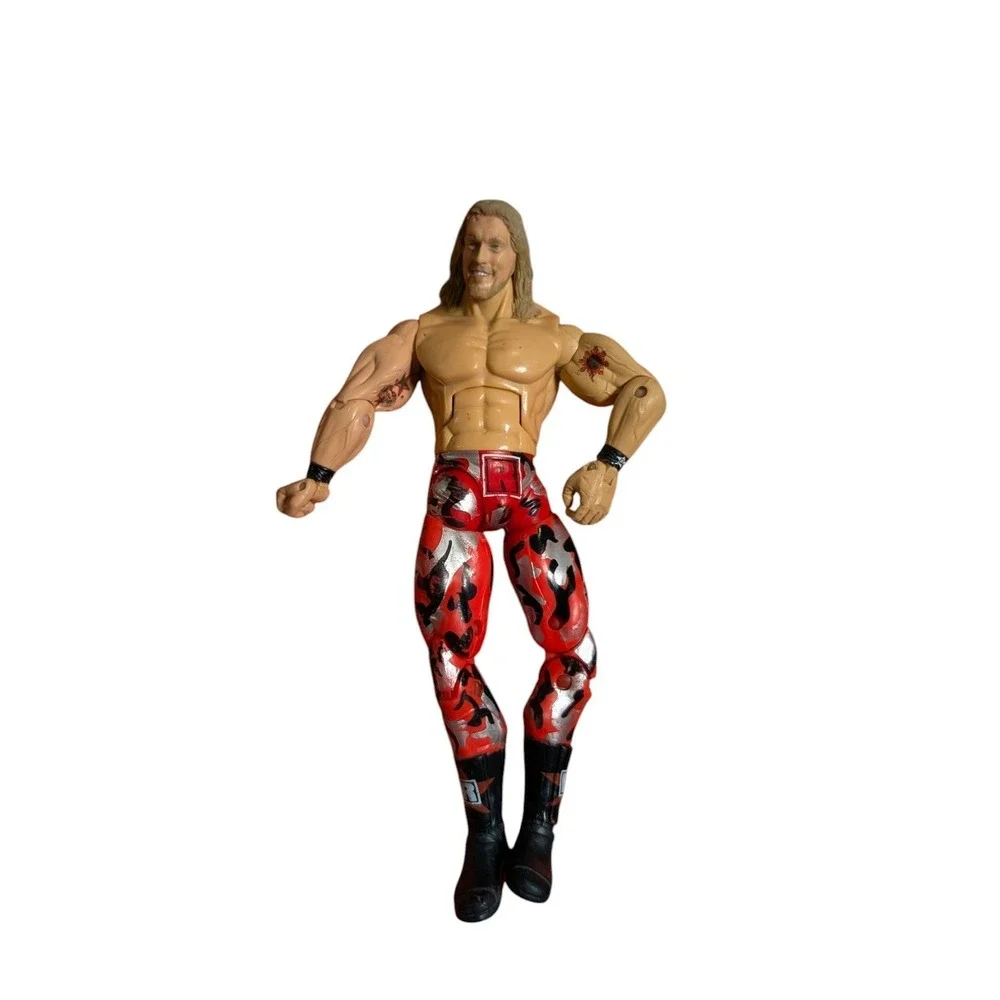 WWE Edge Rated R Superstar Action Figure Red Silver Camo Tights Wrestling Toy