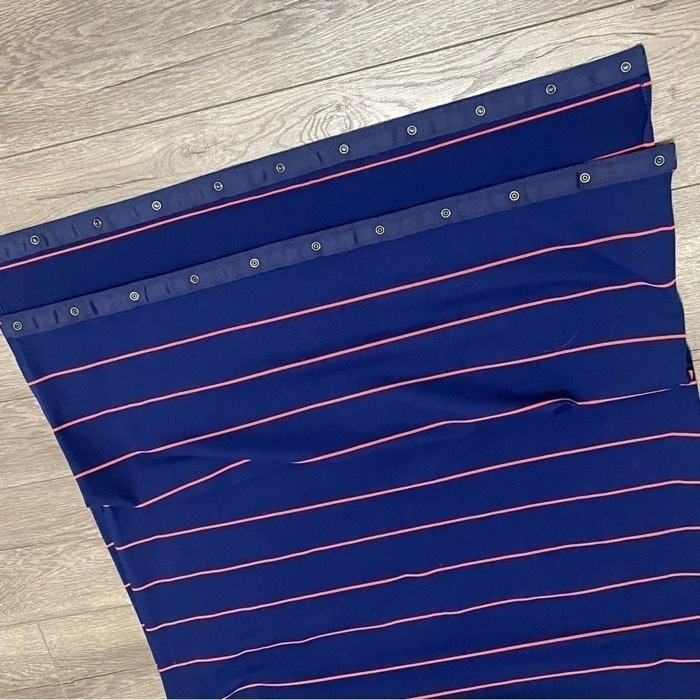 Lululemon Vinyasa scarf SHBG Sailor Stripe Hero Blue Alarming