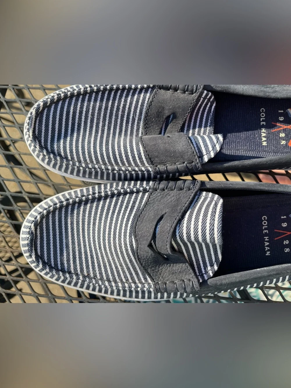 Cole Haan Canvas/Leather Loafers