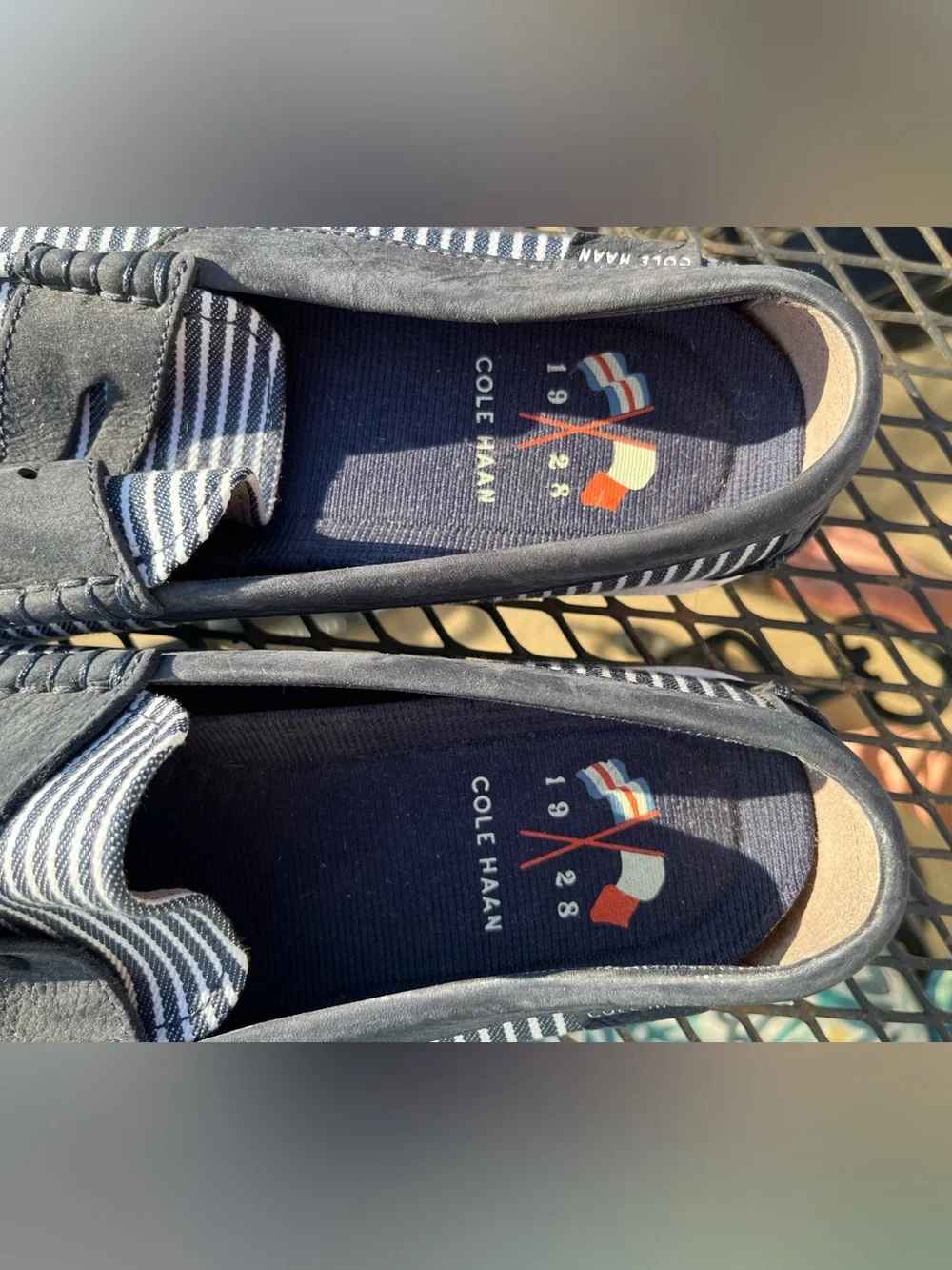 Cole Haan Canvas/Leather Loafers