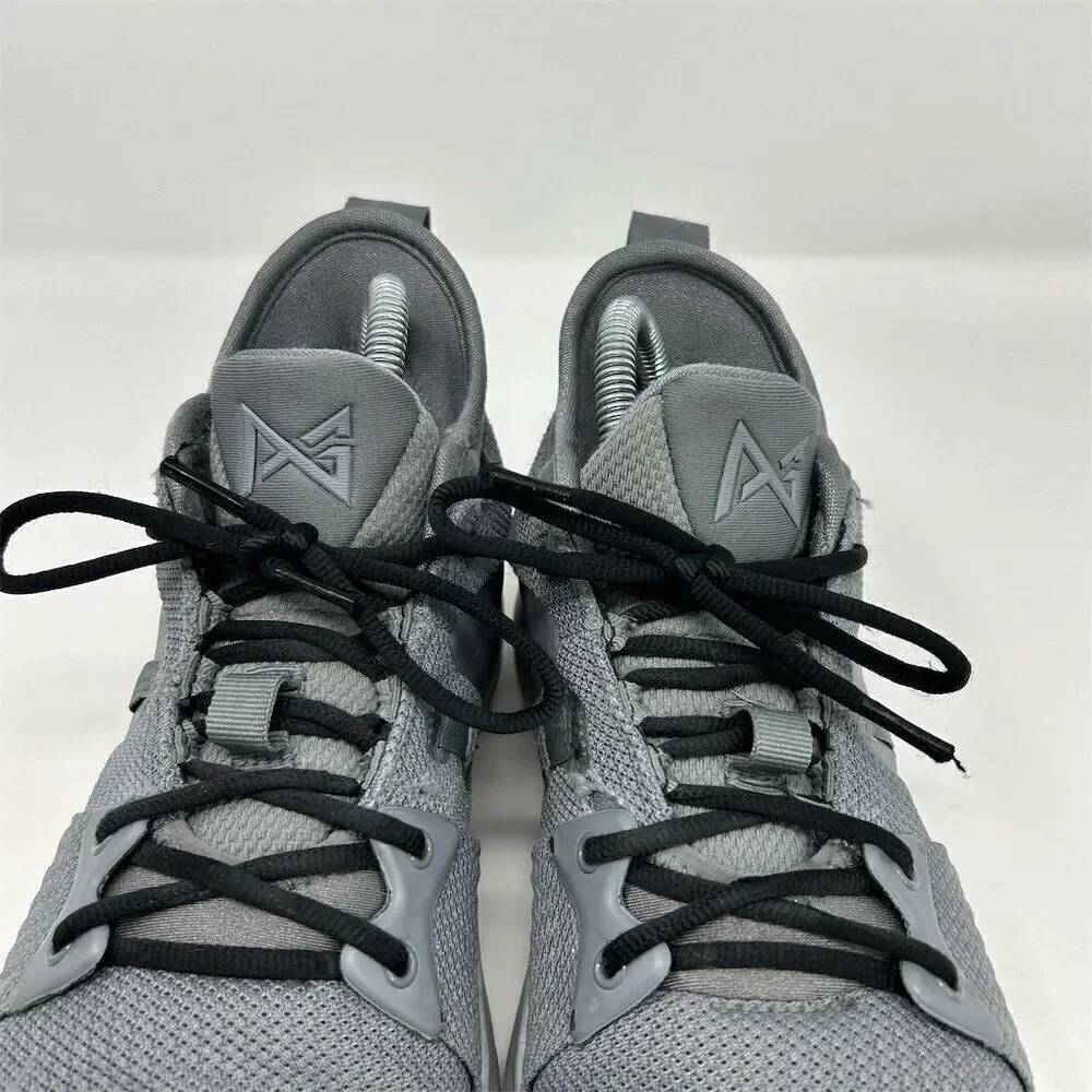 Nike PG 3 TB Men's Basketball Shoes Gray Size 7 Low Top Lace Up Sneakers