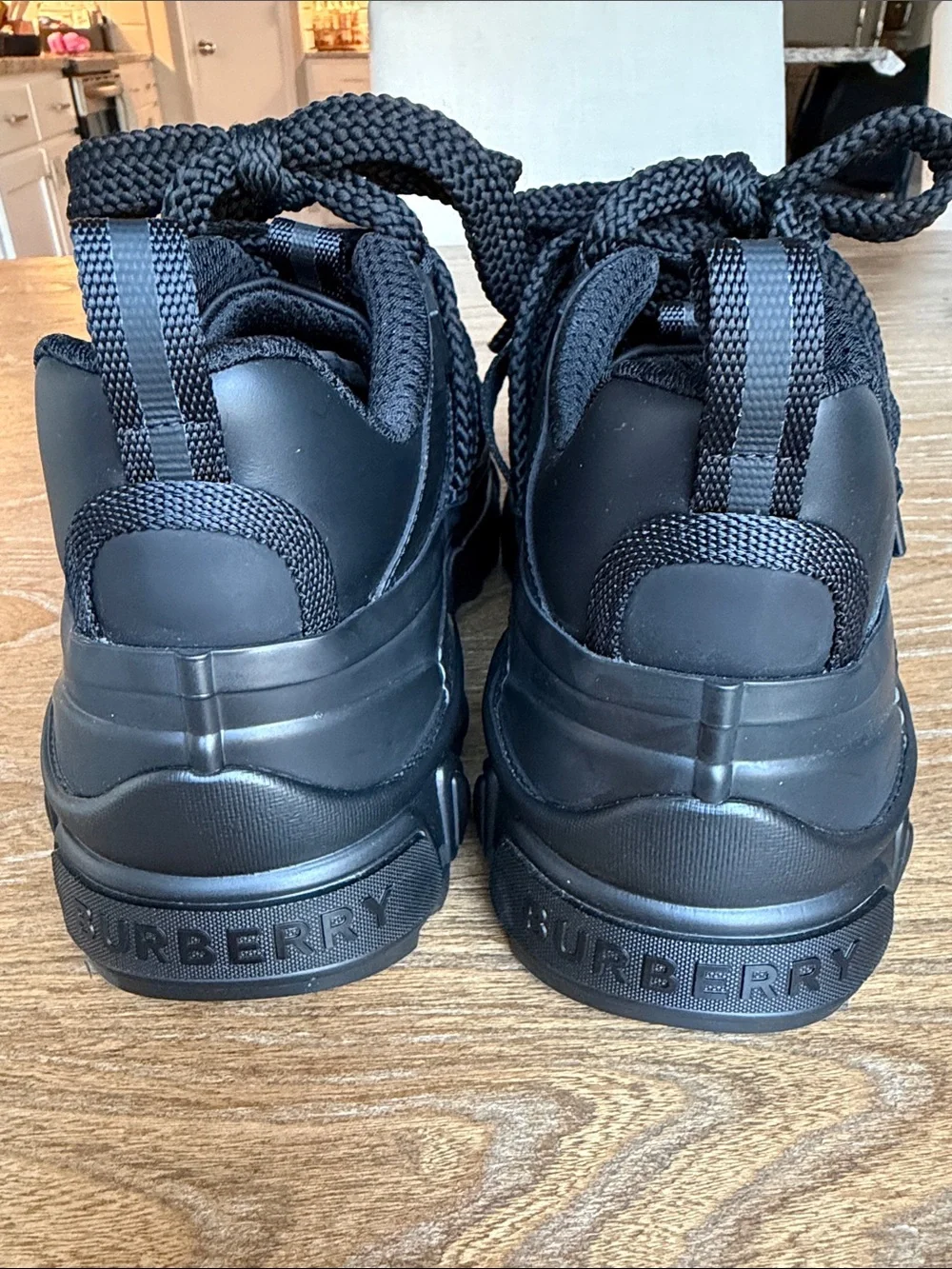 Burberry Black Arthur Trainer Sneakers