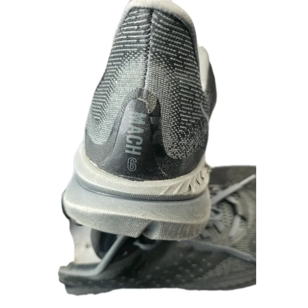 One One Mach 6 LA Gray Mesh Running Shoes Men's Size 12 D - No Insoles