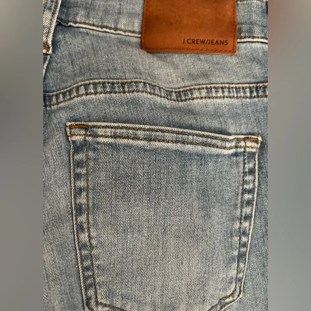 J.Crew 9” High-Rise Toothpick Skinny Jeans Sz 27 Button Fly Stretch Denim