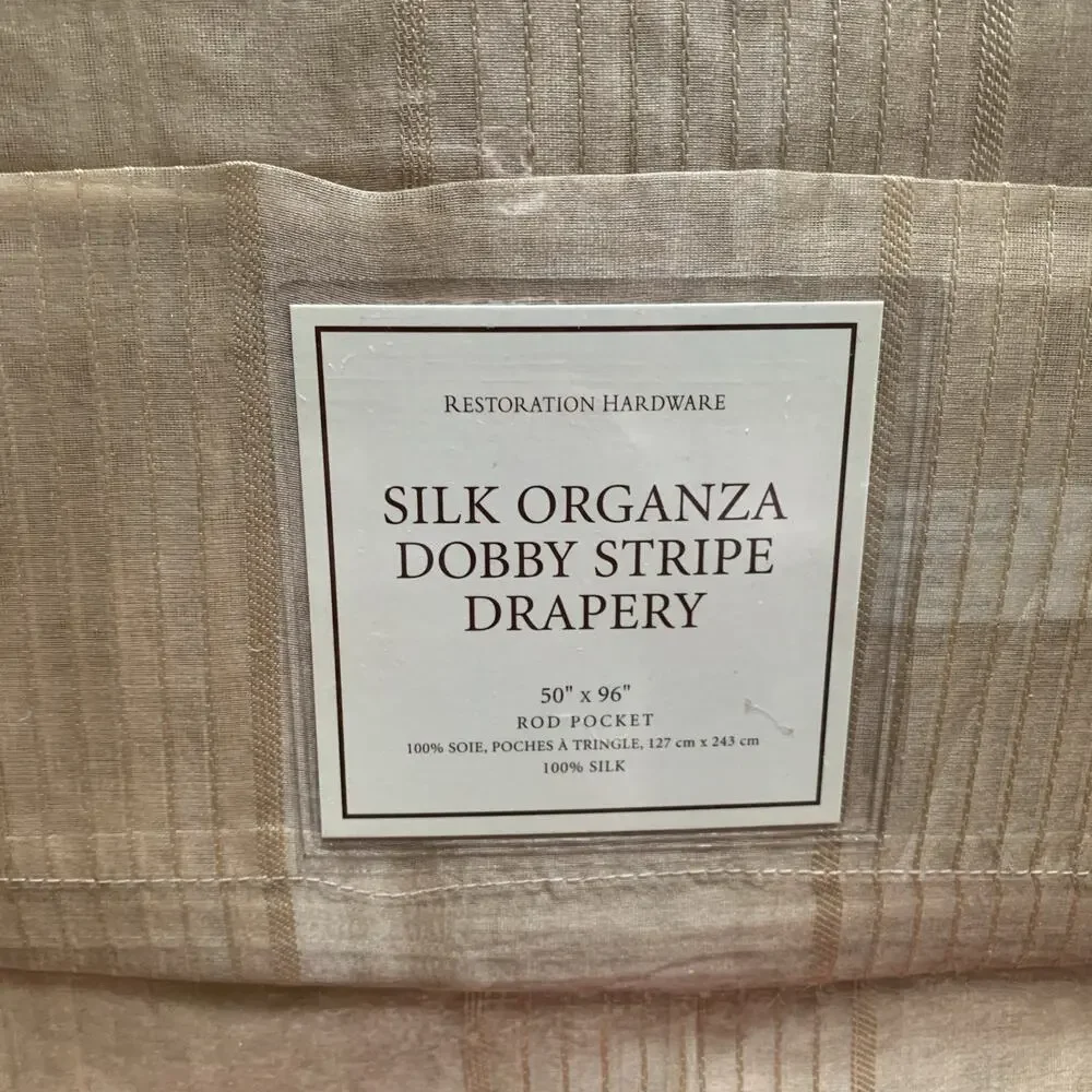 Restoration Hardware rod pocket