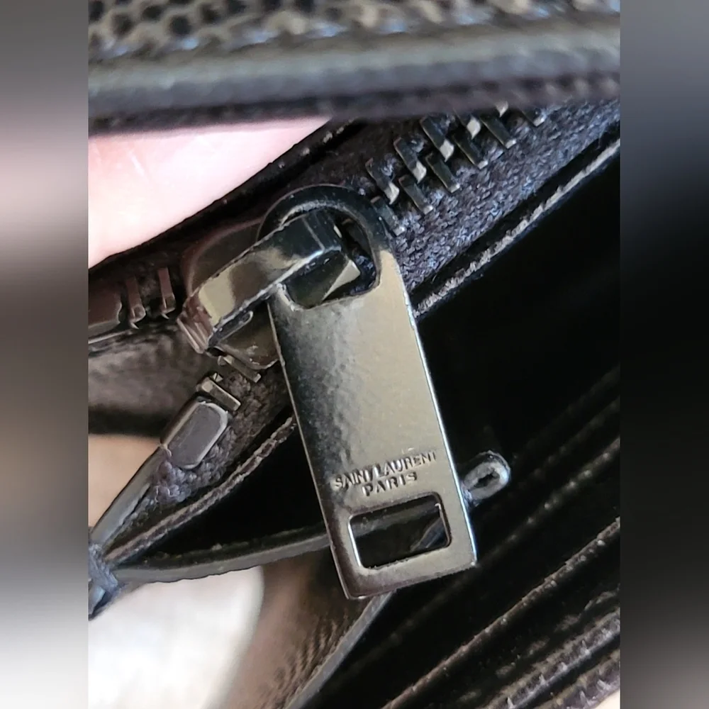 YSL Matelasse Quilted Leather Wallet
