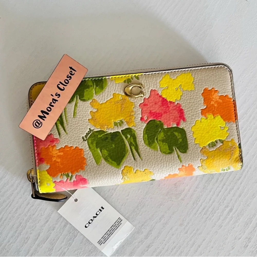 Coach Colorful Floral Women's Wallet