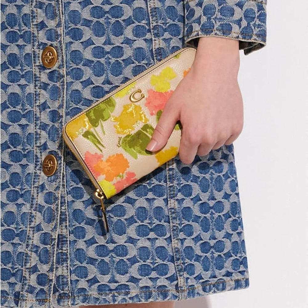Coach Colorful Floral Women's Wallet