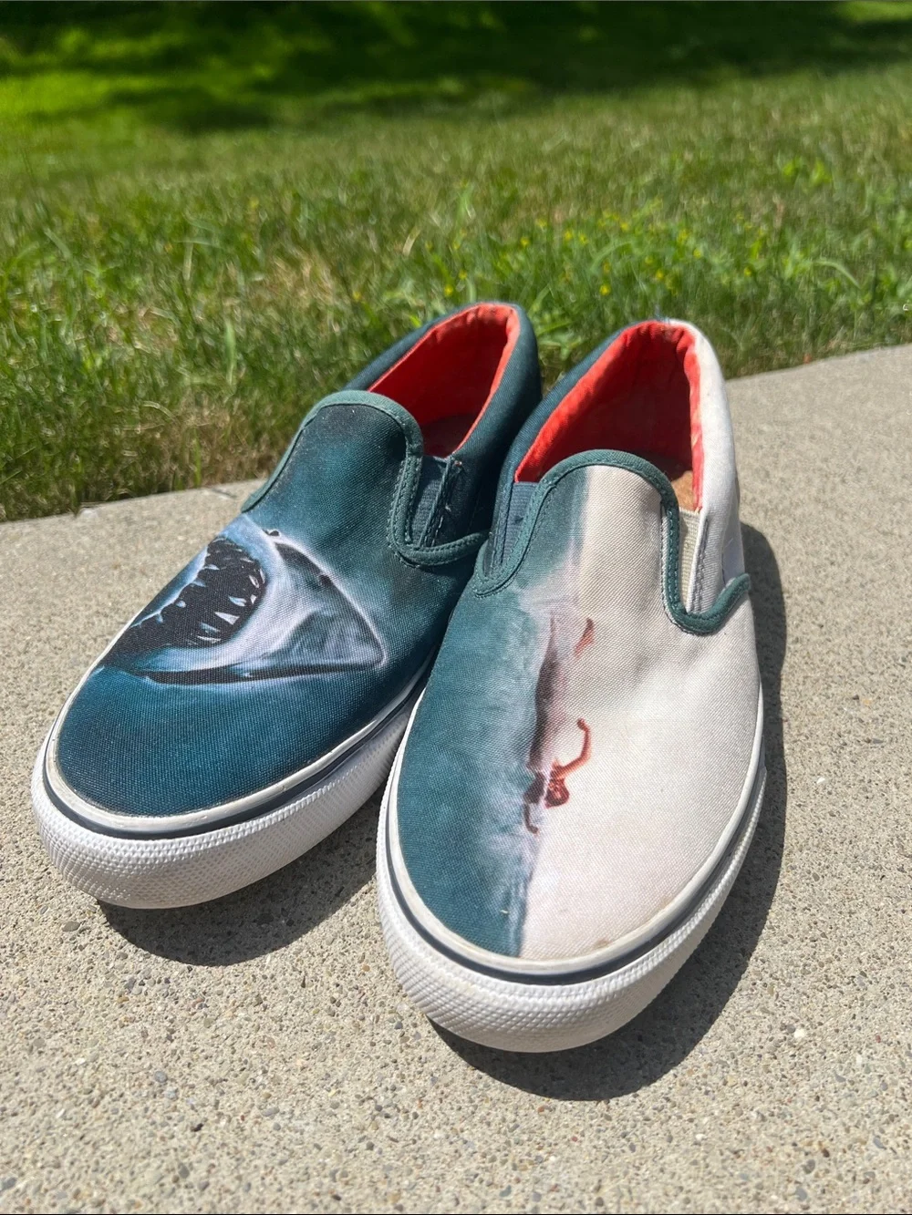 Sperry canvas slip