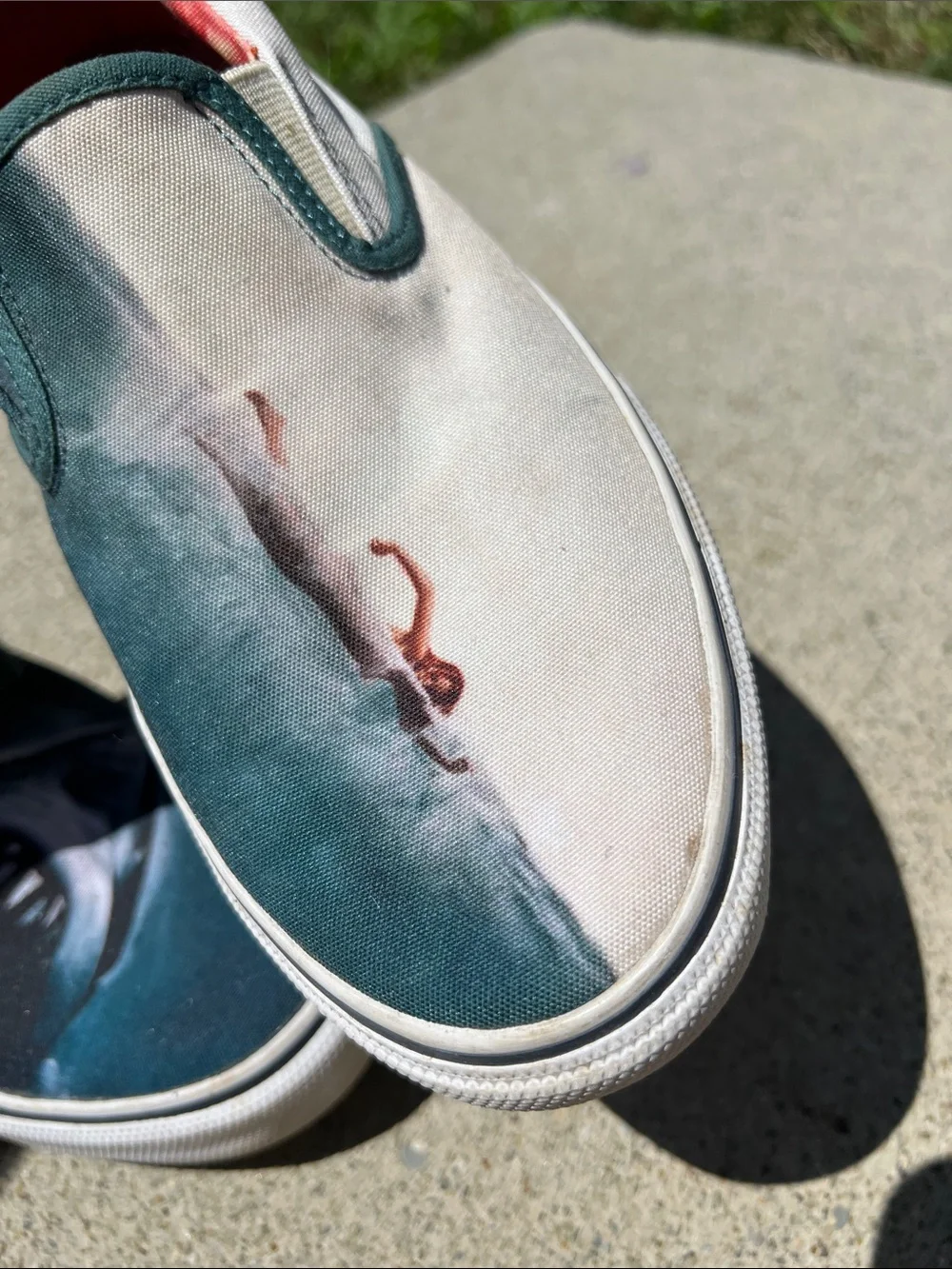 Sperry canvas slip