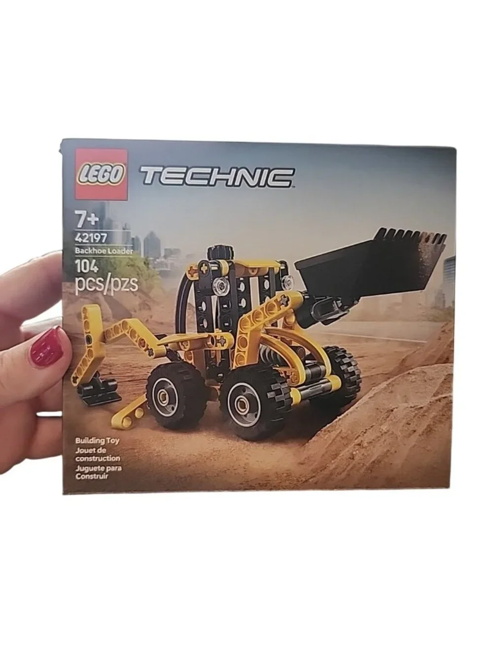 LEGO Technic Backhoe Loader Construction Toy - Building Toy Set 42197