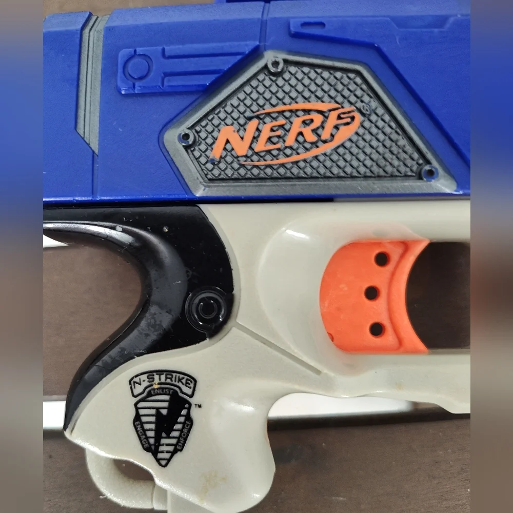 Nerf blaster used