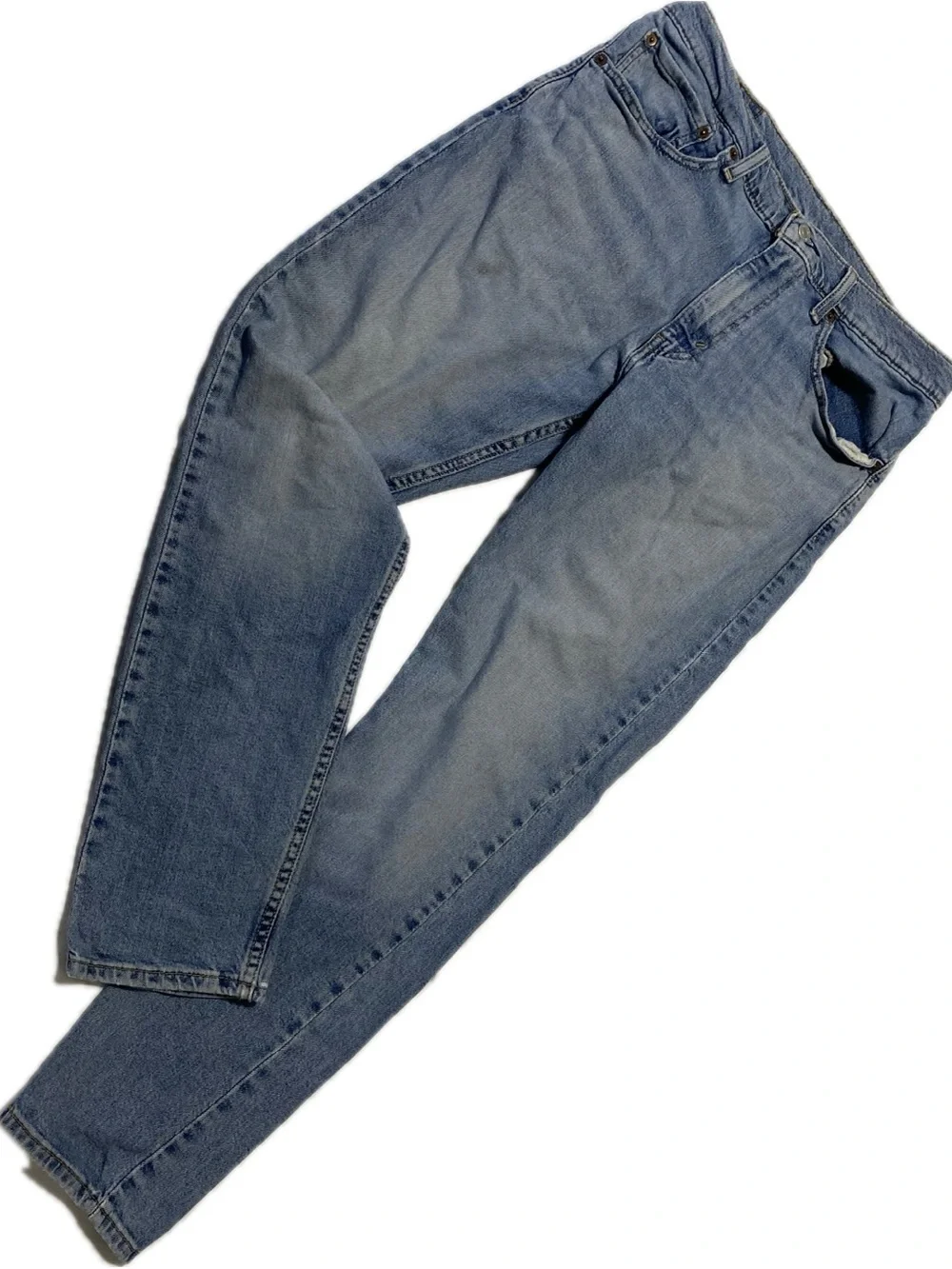 512 Levi's Men's Slim Straight Jeans in Faded Blue Wash