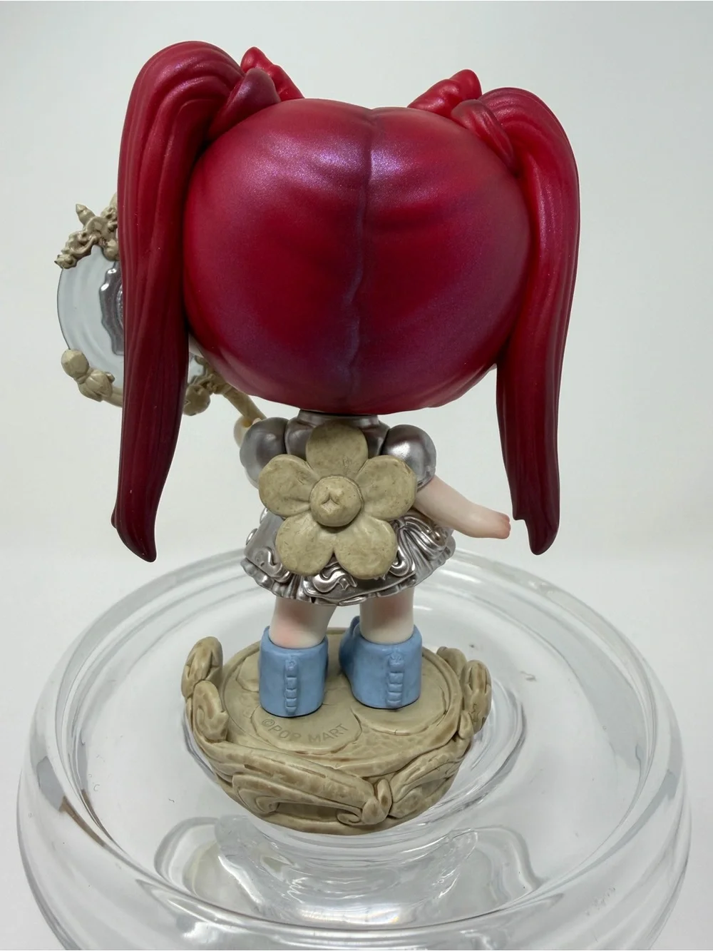 Red-Haired Collectible Action Figure with Silver Mirror