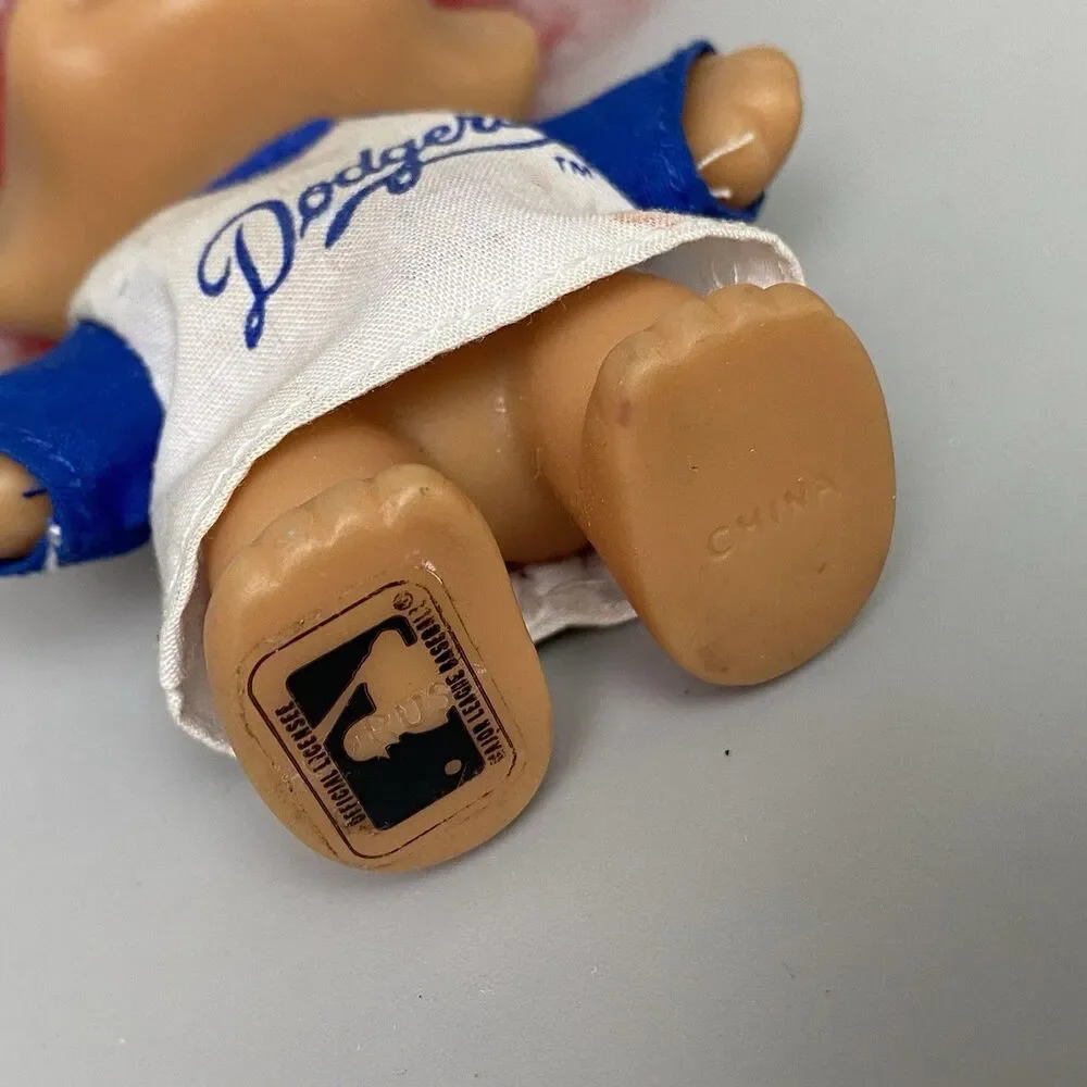 Vintage Troll Dolls Lot Raiders NFL Football & Dodgers MLB Licensed Troll