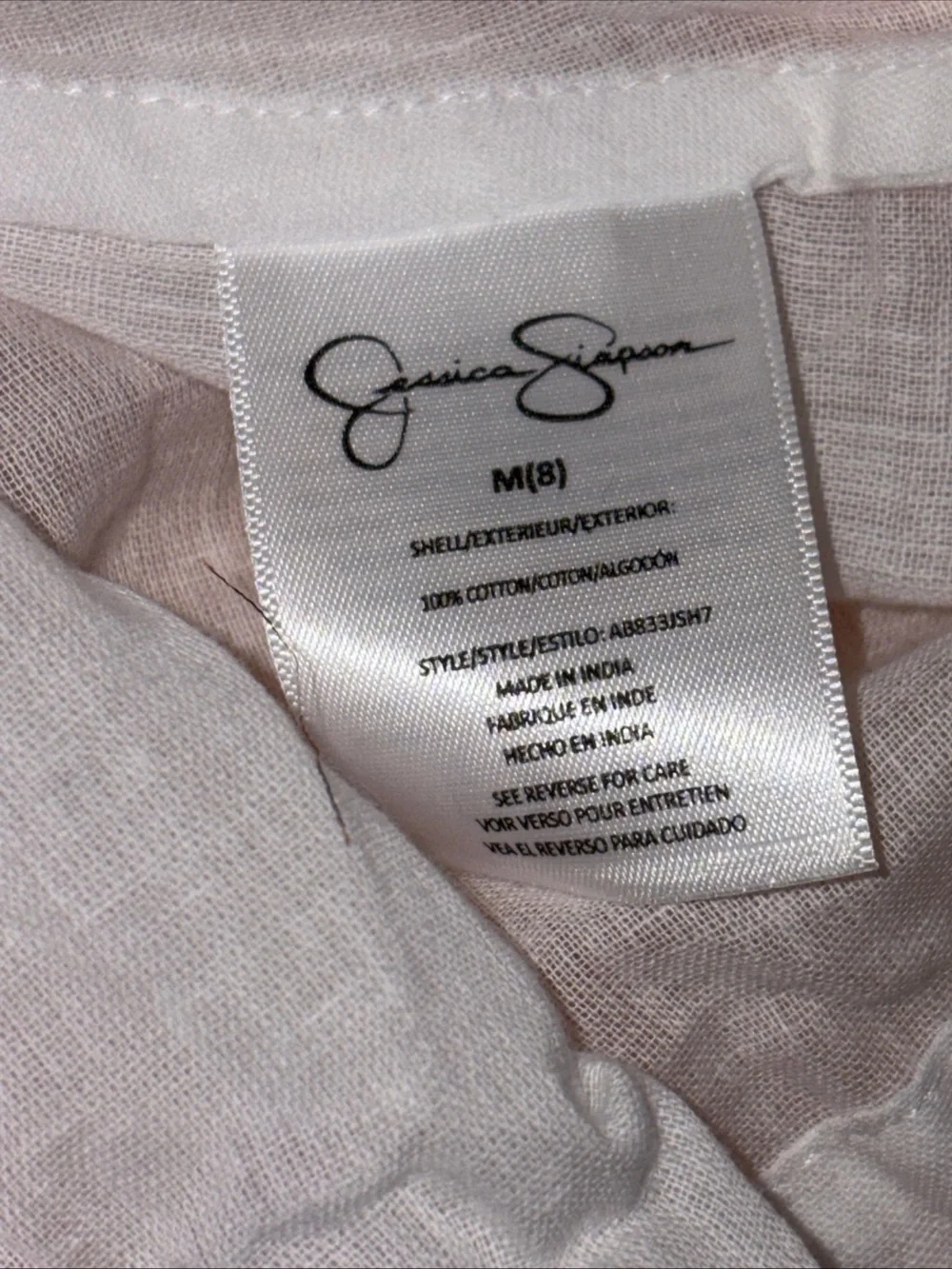 Jessica Simpson occasions size