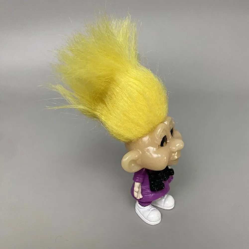 Vintage 1993 Burger King Kids Club Troll Dolls Professor Camera Glow in the Dark