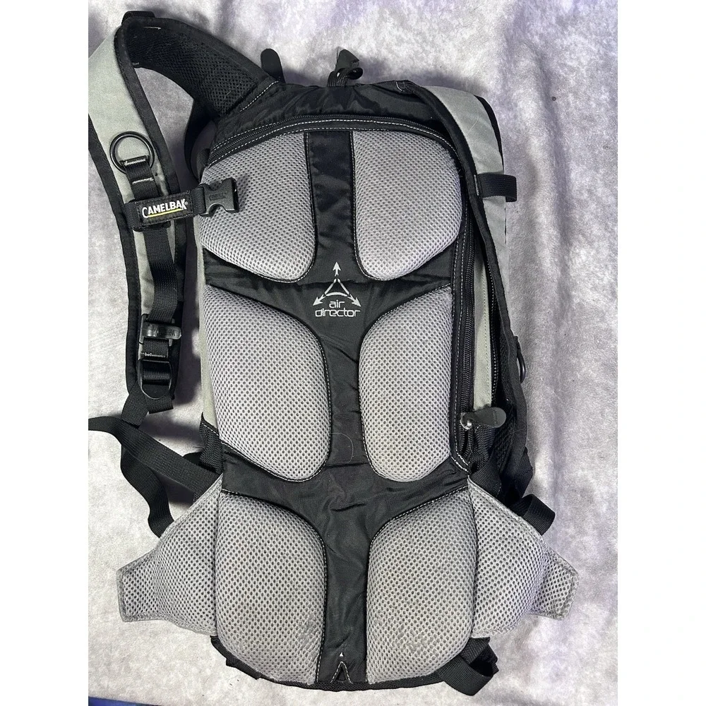 CamelBak Chaos Hydration Backpack Gray Black Hiking Cycling Pack No Bladder
