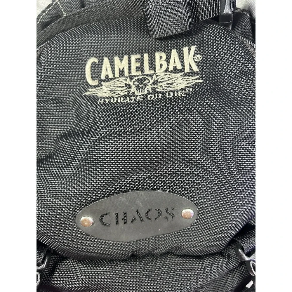 CamelBak Chaos Hydration Backpack Gray Black Hiking Cycling Pack No Bladder