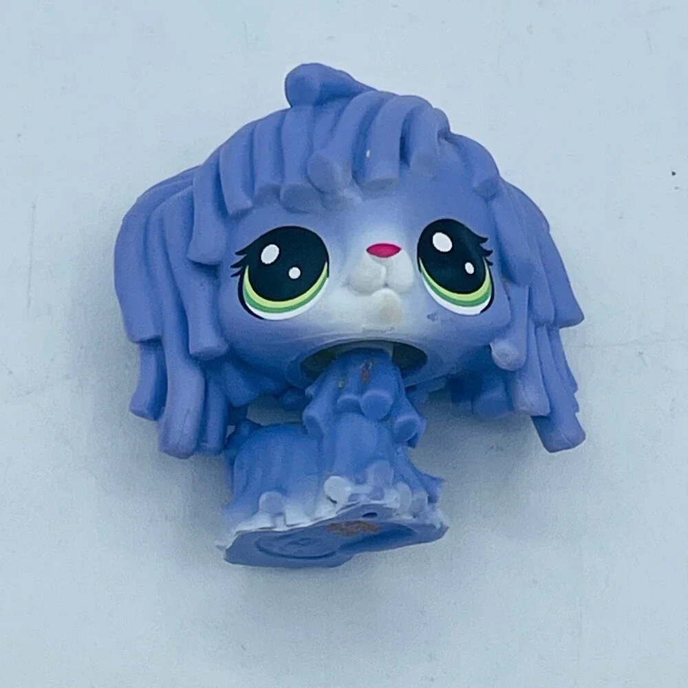 Maddy Mopton Littlest Pet Shop LPS Moptop Dog Toy Series 1 #1-121 Green eyes