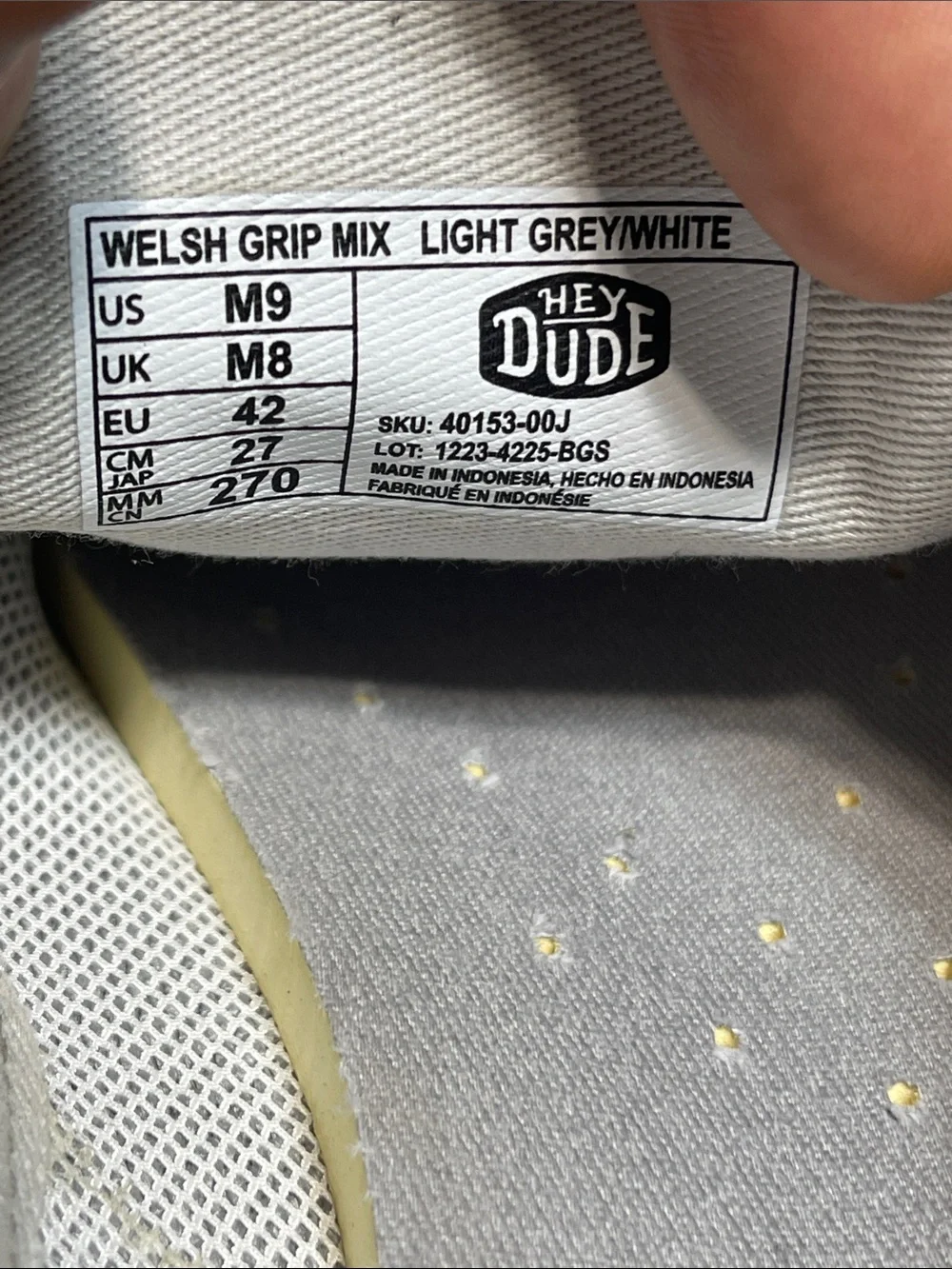 Hey Dude casual slip