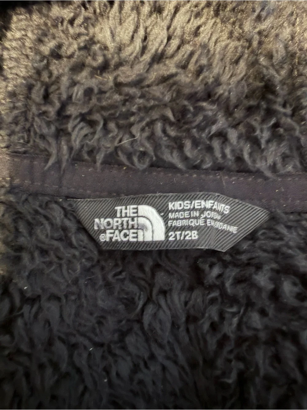 The North Face plush black
