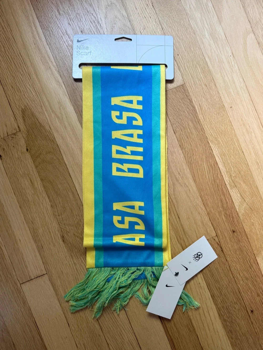 Brazil Soccer Fan Gear - Green & Yellow (Hat, Scarf, flags, bracelet, bandanna
