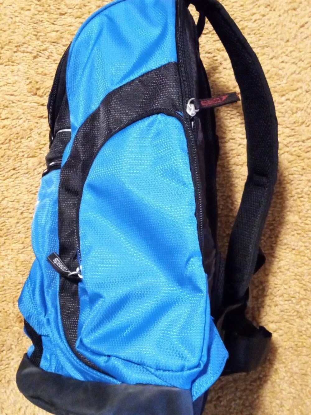 Speedo Teamster Large Swim Backpack with Dirt Wet Compartment - Blue