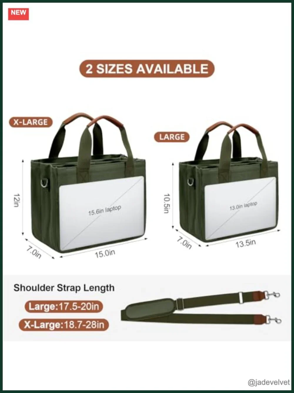 Large Canvas Tote Bag with Zipper Compartments Crossbody Messenger Purse with