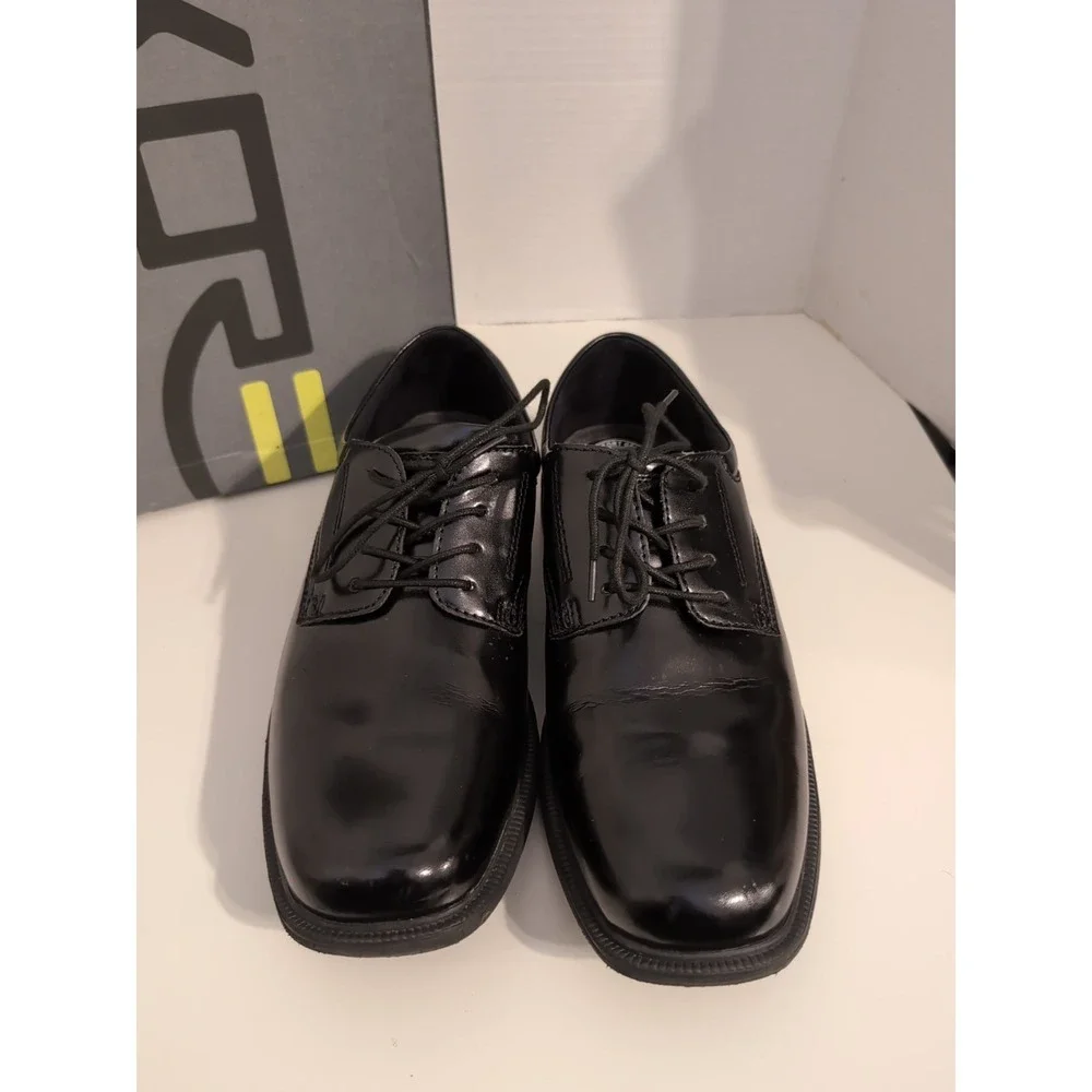 Nunn‎ Bush Baker Street Mens Black Leather Shoes Size 10.5W Comfort Gel