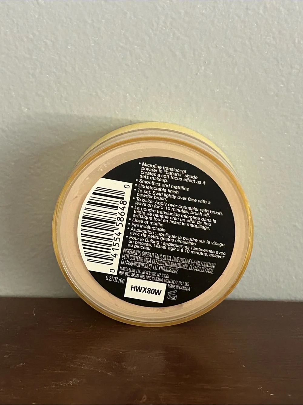 Maybelline Lasting Fix Setting Powder - Banana