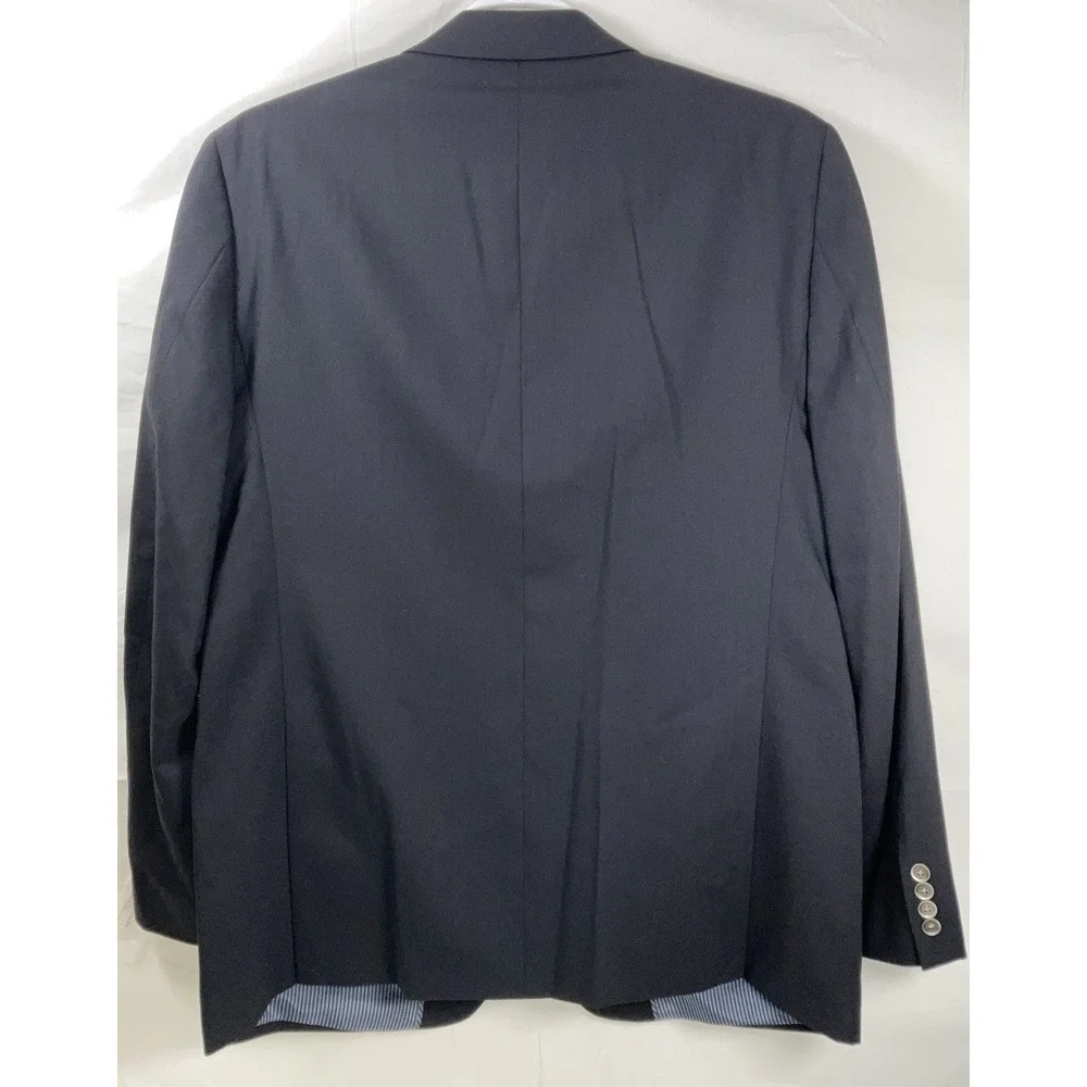 NWT‎ Men's Calvin Klein Extreme Slim Fit Wool Blend Suit Jacket - Black 46 Long