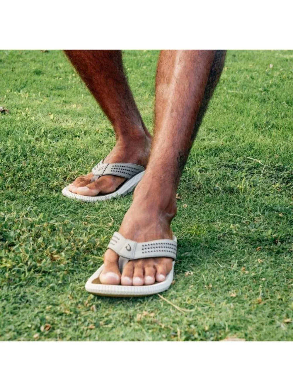 Men's Clay Mustang Resistant Flip Flops Arch Support Comfort Fit Sandal Shoes