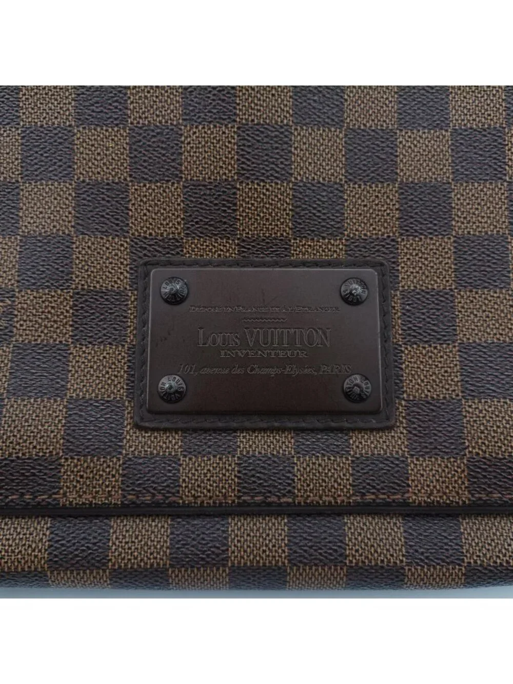 Louis Vuitton Brooklyn MM Ebene Damier Canvas Tote