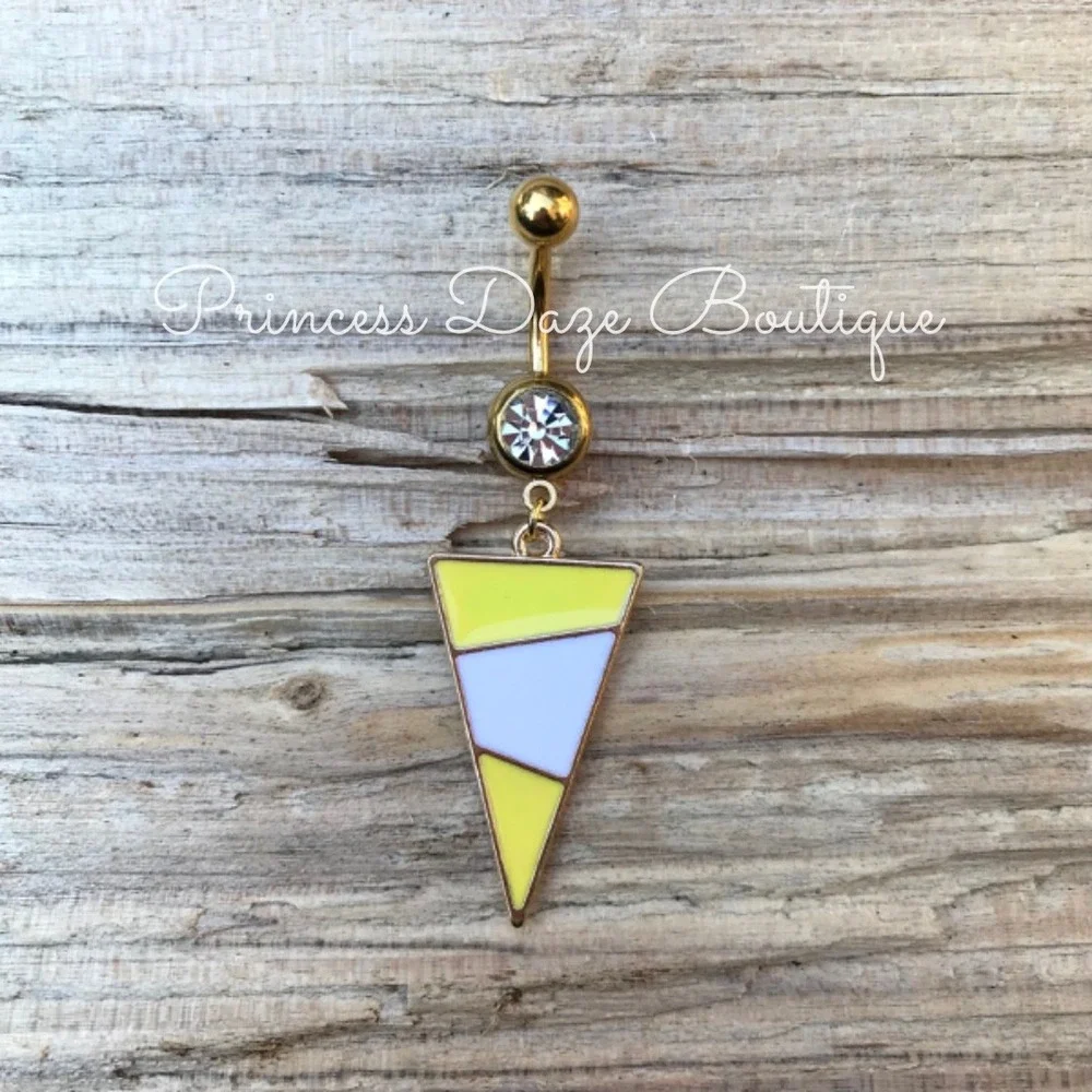 Vintage Gold‎ Belly Button Ring
