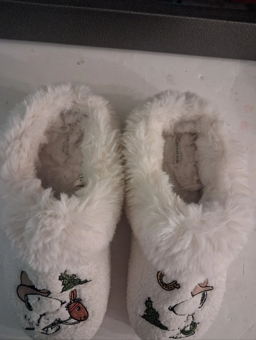 American Eagle Peanuts Snoopy Slippers