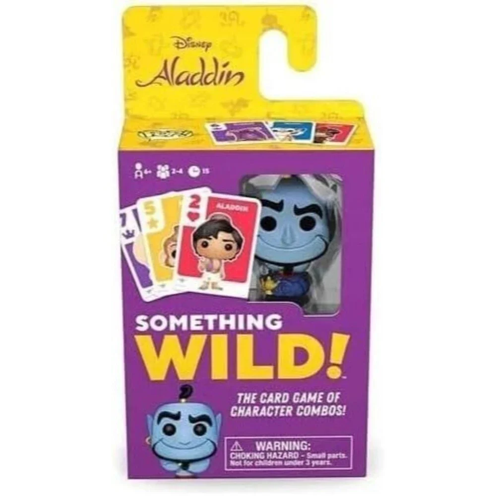 Funko Something Wild! Disney Aladdin w/ Genie Pocket Pop! Game for 2-4 Player
