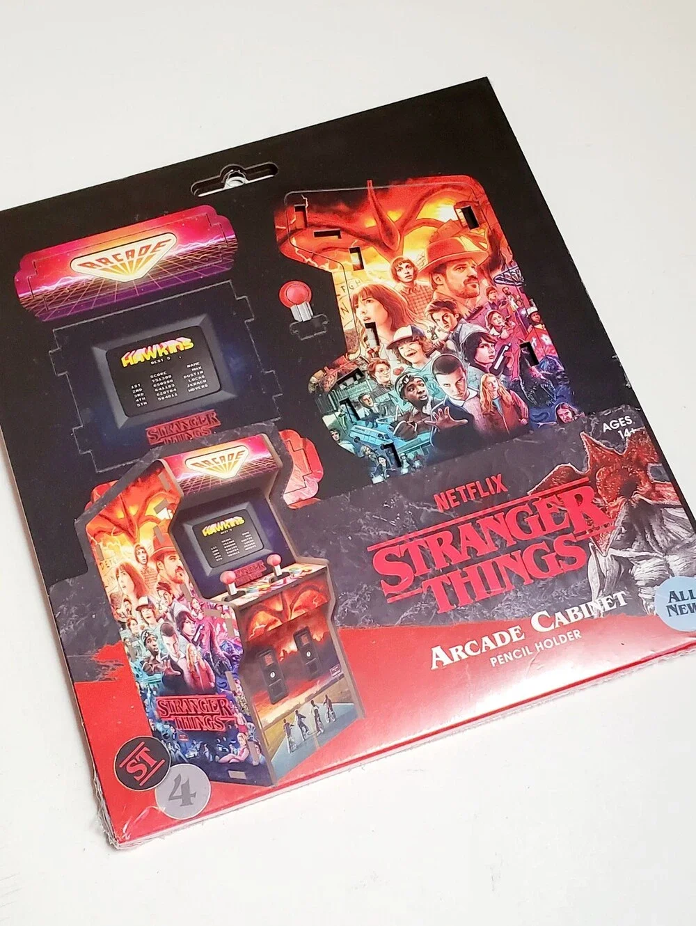 Stranger Things Arcade Cabinet Pencil Holder