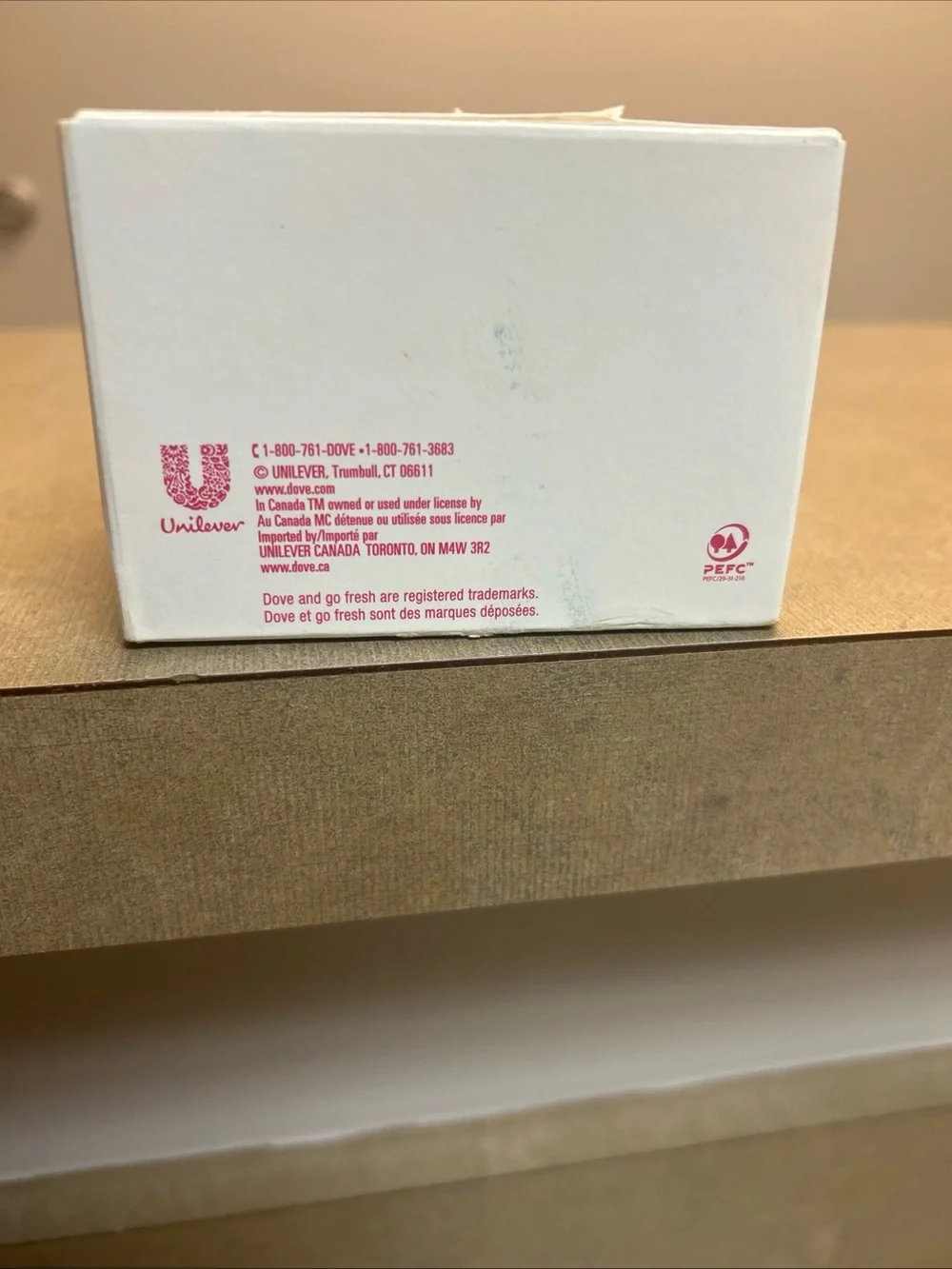 Dove white bar nourishing