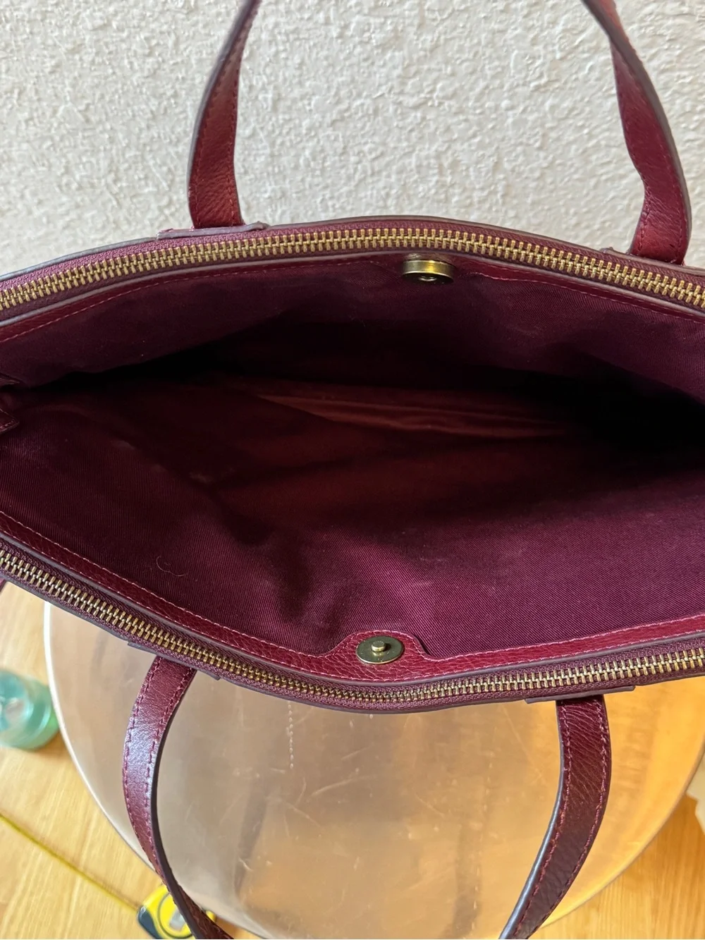 Fossil sophisticated burgundy