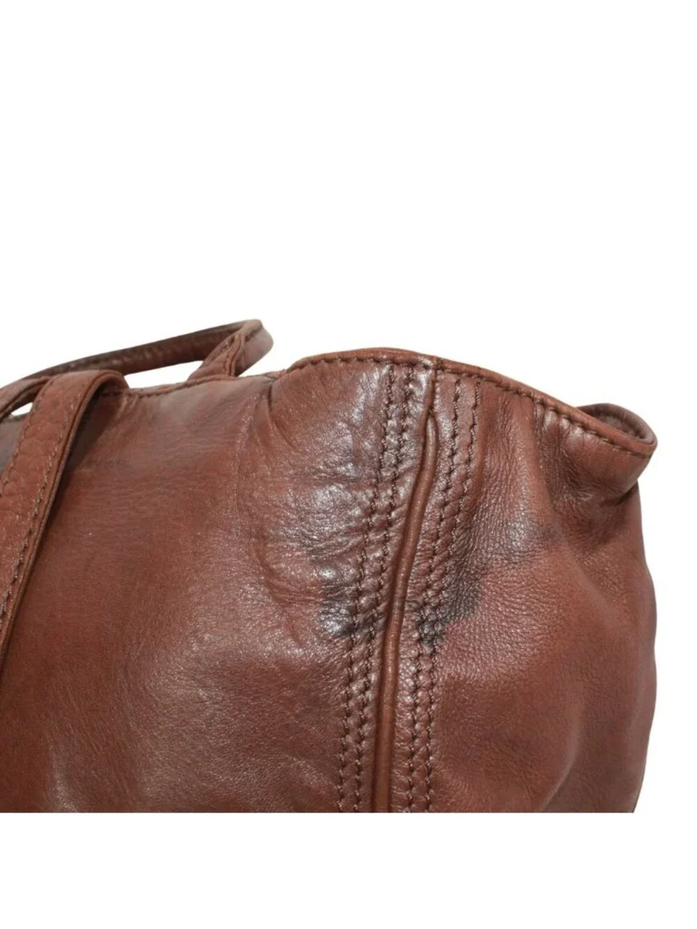 Bottega Veneta Intrecciato Backpack Leather Brown Gold