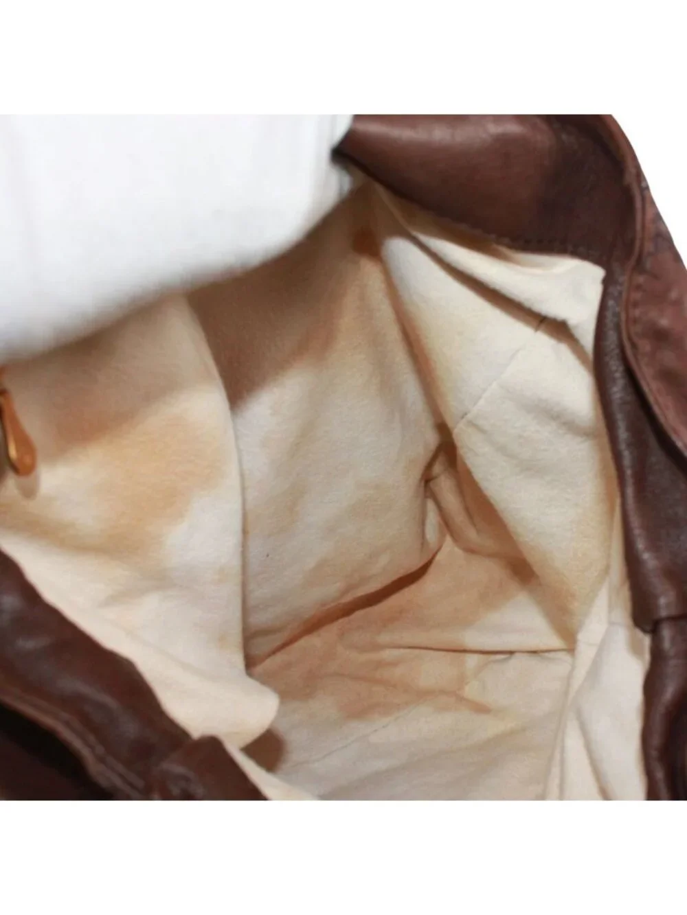 Bottega Veneta Intrecciato Backpack Leather Brown Gold