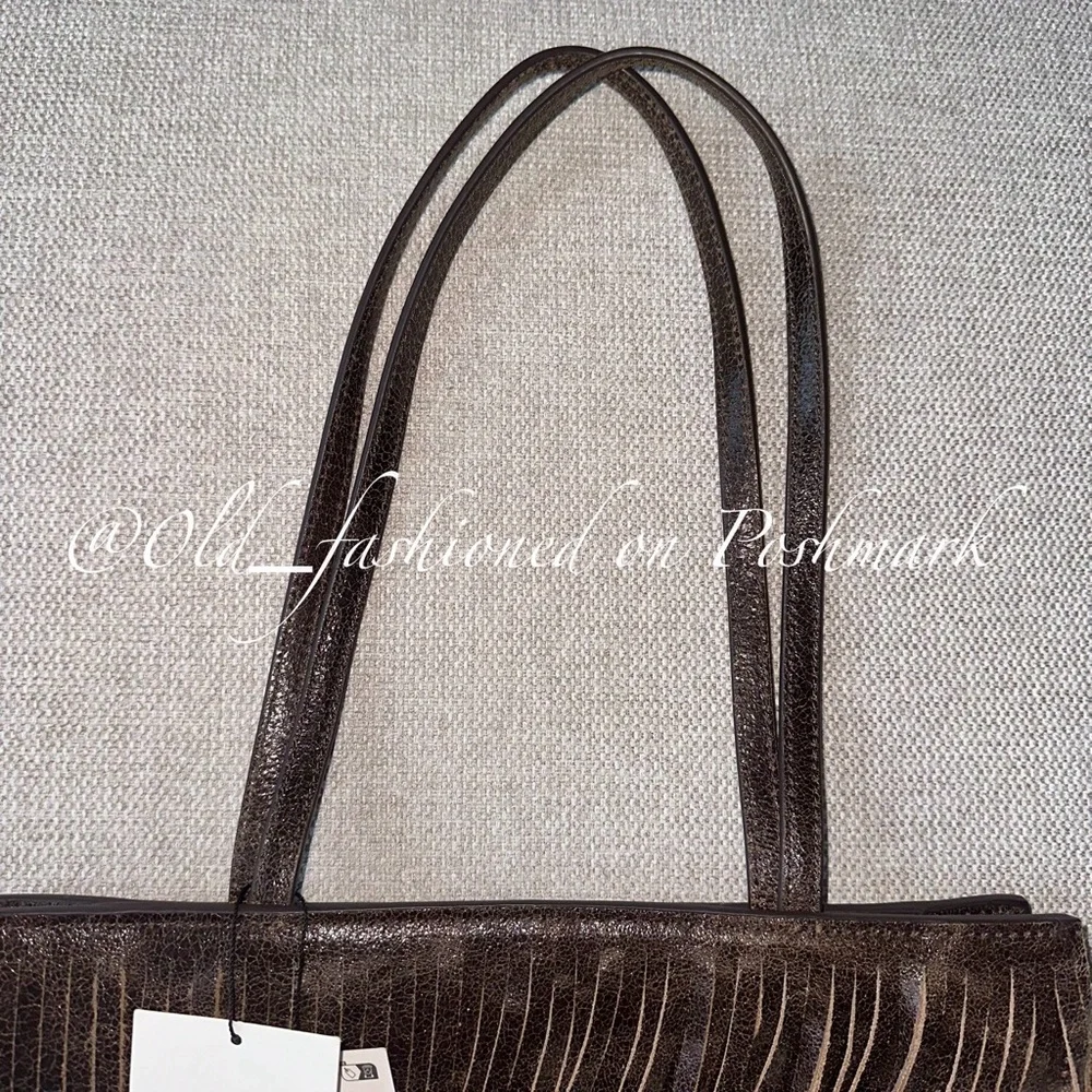 Zara fringed leather