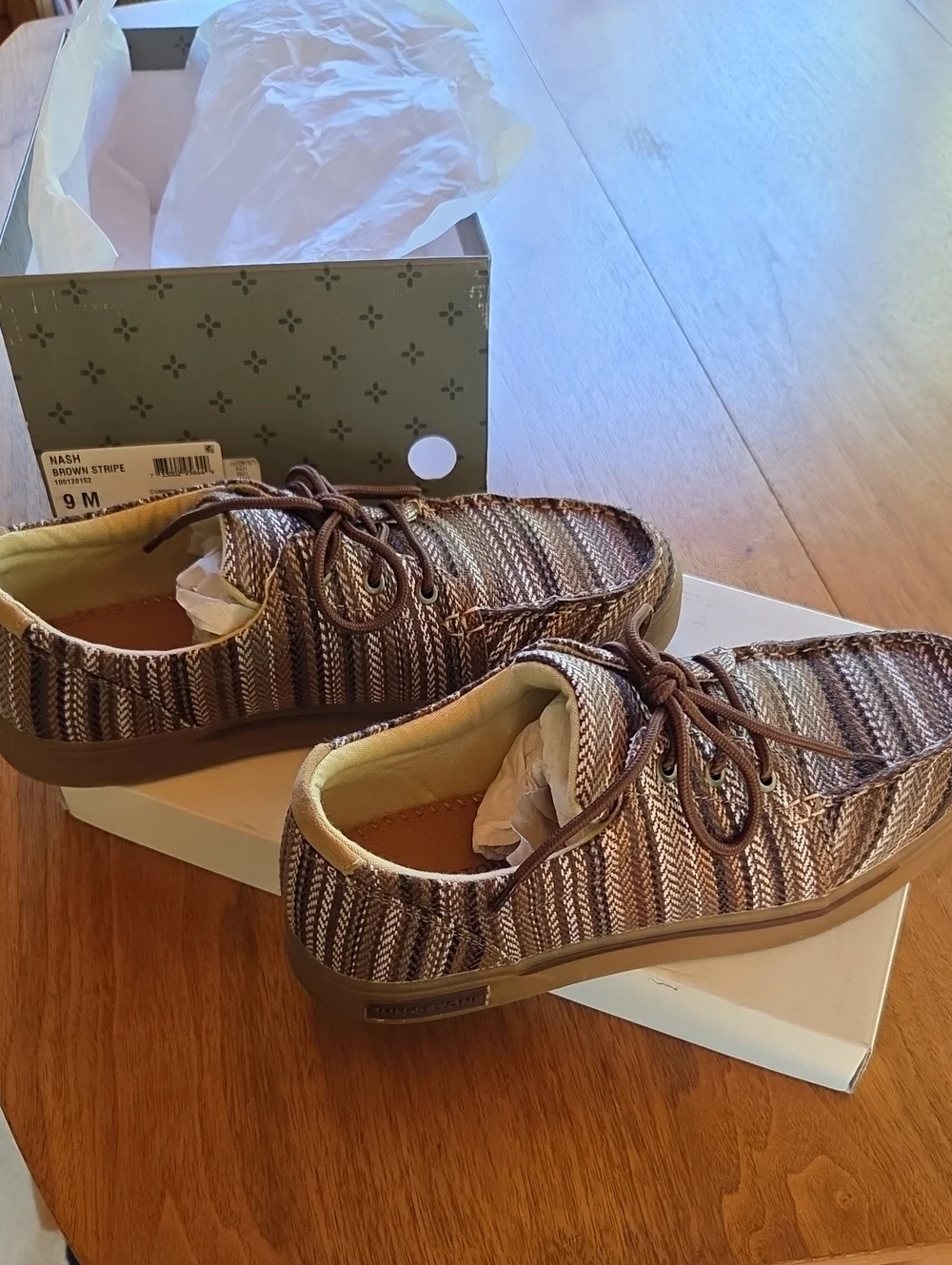 Nash Brown Stripe Men’s Loafers