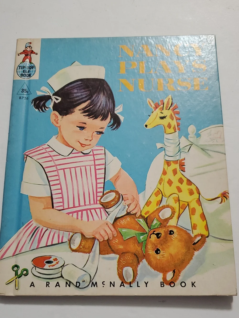 Nancy Plays Nurse Vintage Children's Book - Diane Sherman
