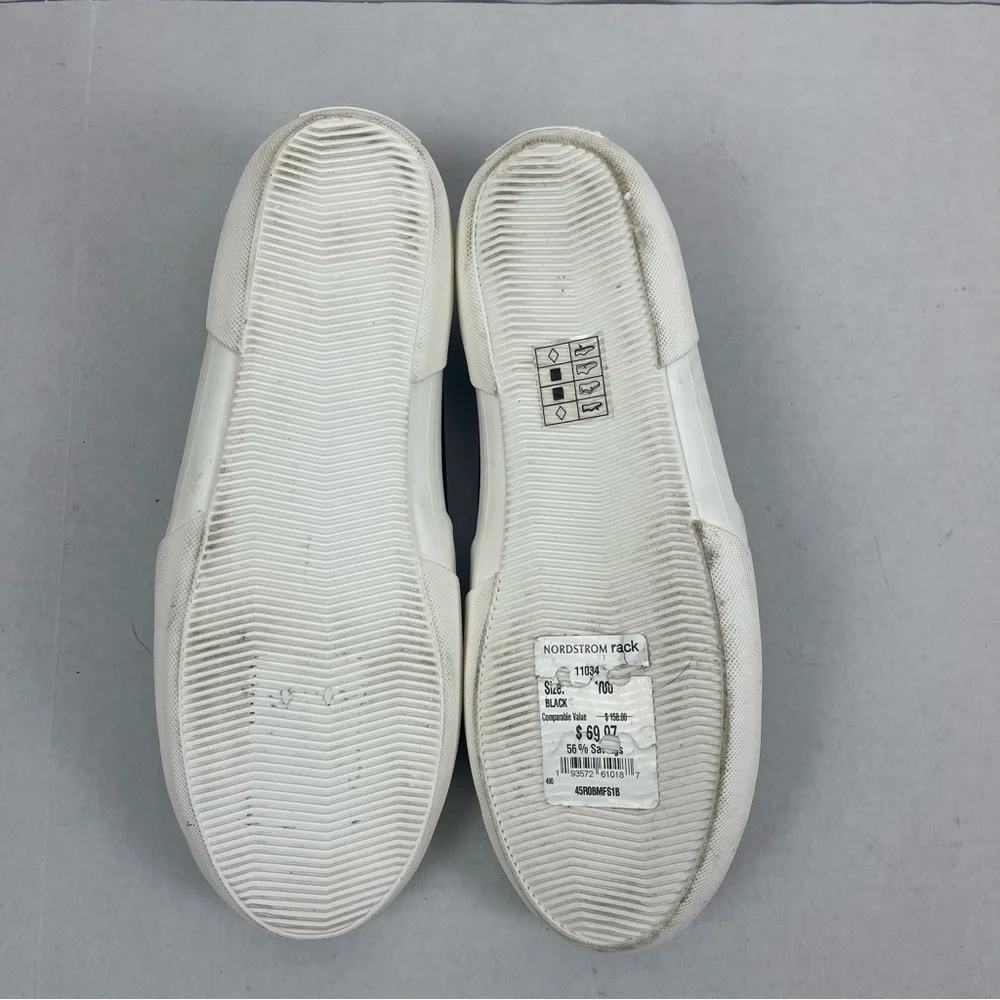 Michael Kors Women’s Black Slip On MK Logo  Sneakers Size 10‎
