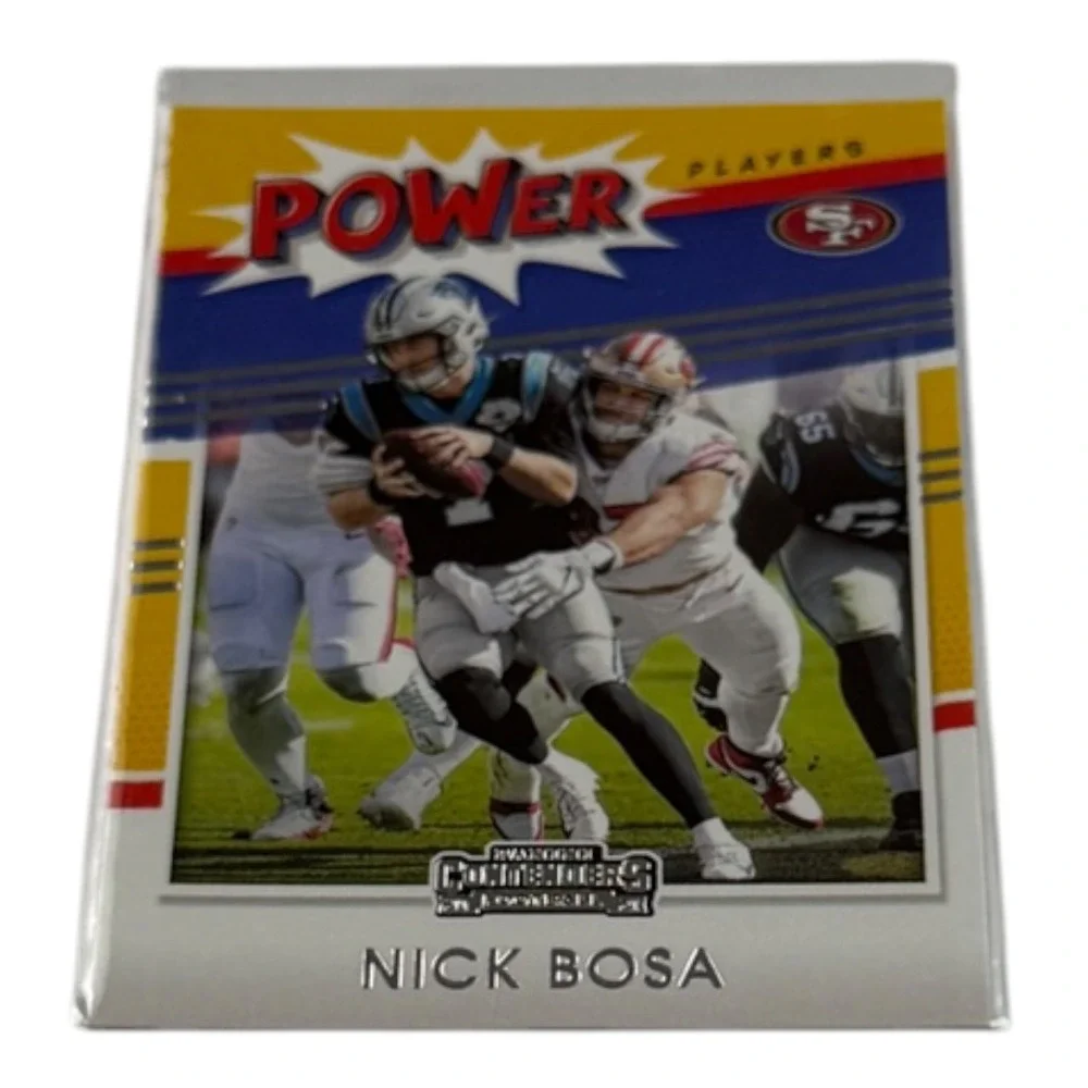 2021 Panini Contenders Football Nick Bosa Power Players Insert PP-NBO 49ers