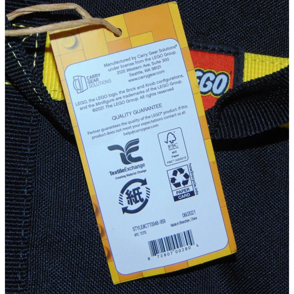 Lego retired tote