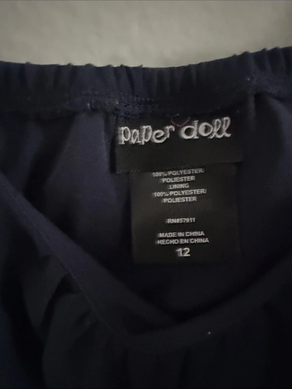 paper doll sleeveless high
